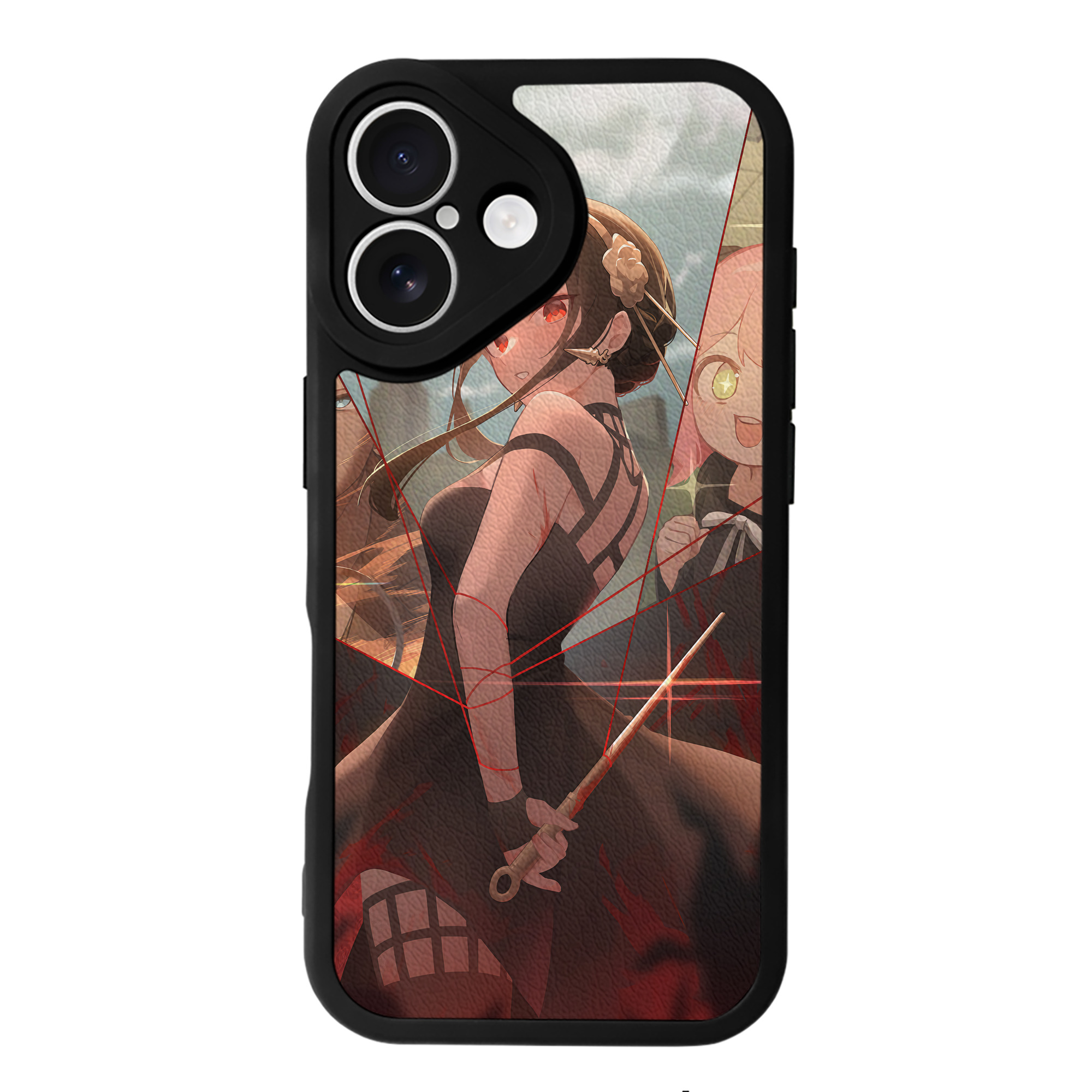 （画像用） SPY×FAMILY间谍家家酒 【iPhone 16シリーズ対応】シリコンスマホケース（レザー調） 材質：シリコン